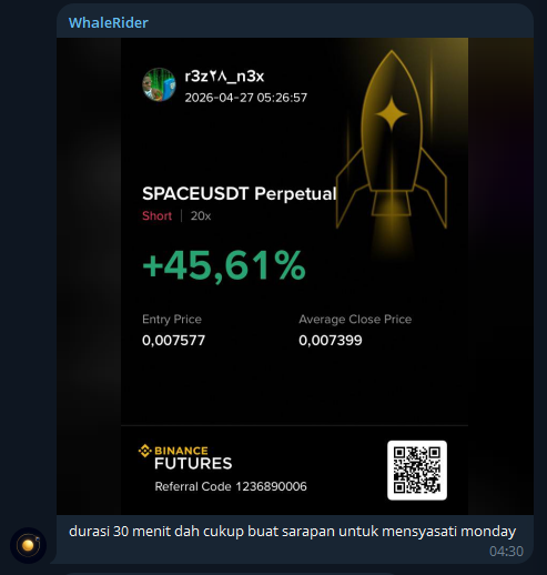 WhaleRider SPACE PNL